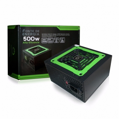 Fonte de Energia ATX PC 500W Alta Eficiência - MP500W3-l - OnePower