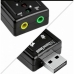 Adaptador Placa de Som USB 2.0 Fone Microfone 7.1 Digital - HB-T64 - Knup