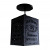 Luminária Pendente Jack Daniels Teto Mdf Canaã 3D Soquete E27 