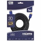 Cabo HDMI 1.4v Ultra Hd 4k 3d 30awg - 5 Metros - MXT