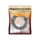 Cabo 2 P10 Mono X P2 Stereo Profissional Ouro 2 Metros Chipsce